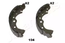 JAPANPARTS  NISSAN щоки гальмівні Almera 1,6 06-