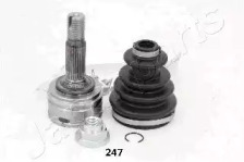 JAPANPARTS CITROEN ШРКШ зовнішній к-кт 24/20 зуб.C1,Peugeot 107,Toyota Aygo 05-