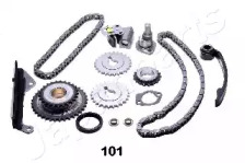 JAPANPARTS NISSAN  К-т ланцюга (повний) приводу ГРМ Almera,Sunny 1.4,1.6 90-