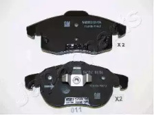 JAPANPARTS гальмівні колодки перед. OPEL Vectra C, Astra H, Zafira B FIAT Croma 05- SAAB 9-3