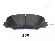 JAPANPARTS TOYOTA гальмівні колодки передн. RAV 4 06-