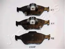 JAPANPARTS TOYOTA гальмівні колодки передн. Yaris 05-