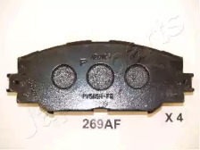 JAPANPARTS TOYOTA колодки гальмівні передн. Auris,Corolla,RAV-4 05-