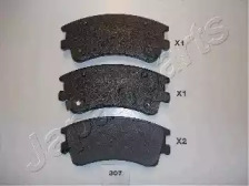 JAPANPARTS MAZDA гальмівні колодки перед. MAZDA 6  02-