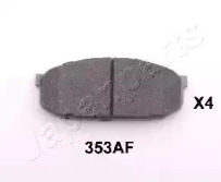 JAPANPARTS гальмівні колодки передні MAZDA 323 2.0 V6 94-98
