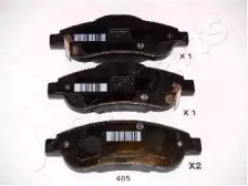 JAPANPARTS HONDA гальмівні колодки передн. CR-V III,IV 07-