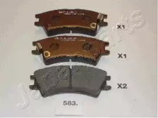 JAPANPARTS HYUNDAI гальмівні колодки Atos 98-