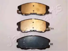 JAPANPARTS CHEVROLET гальмівні колодки передн.Captiva,Opel Antara