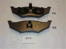 JAPANPARTS CHRYSLER колодки гальмівні задні PT CRIUSER 00-