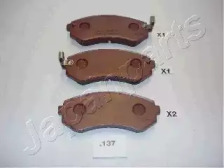 JAPANPARTS NISSAN гальмівні колодки передн.Almera -00, Patrol 2,8/3,0 97-.