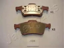 JAPANPARTS NISSAN гальмівні колодки задн.Primera 01-Renault Espace,Laguna II,Ford Focus,Transit Connect,Opel,Saab