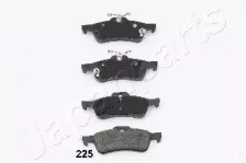 JAPANPARTS TOYOTA гальмівні колодки задн.Yaris 05-,Honda Civic IX 12-