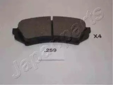 JAPANPARTS TOYOTA гальмівні колодки задн.Land Cruiser 98-