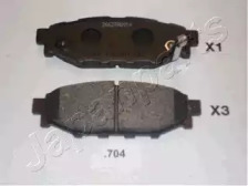 JAPANPARTS SUBARU гальмівні колодки задн. Forester,Impreza,Legacy,Outback