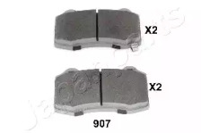 JAPANPARTS CHRYSLER гальмівні колодки задн.300C