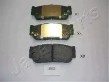 JAPANPARTS KIA гальмівні колодки задн.SsangYong Kyron,Sorento 02-