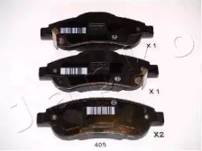 Колодки гальмівні дискові передні Honda Cr-v III, IV 1.6 - 2.4 (07-)(12-) (50405) JAPKO