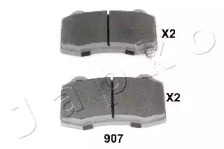 Колодки гальмівні задні Jeep Grand Cherokee/Chrysler 300C/Chevrolet Camaro (04-,10-) (51907) JAPKO