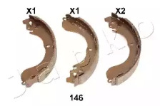 Колодки гальмівні задні Jeep Compass (MK49) (06 -)/Dodge Caliber (06 -)/Chrysler Sebring (00-10) (55146) JAPKO