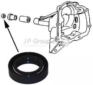 JP GROUP VW сальник КПП 15x24x7 Audi 80/90/100 1,3-2,2 Golf II,III,Passat,LT28-55,Polo,Transporter III