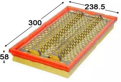 Фильтр воздушный 238.5/300/58