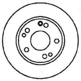 Гальмівний диск передній Mercedes 170 (W170), 190 (W201)