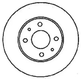 JURID FIAT диск гальмівний передній/задній Punto,Tempra,Panda 03-,Alfa Romeo,Lancia