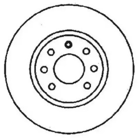 JURID VOLVO гальмівний диск передній 440-460 -96