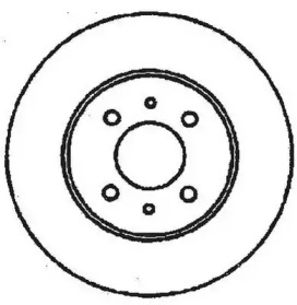 Гальмівний диск передній Alfa Romeo / Fiat / Lancia / Nissan