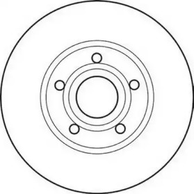 Гальмівний диск передній Audi 100, A4, A6 / Volvo 7700, 8500, 8700, 9700, 9900