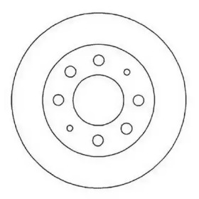 JURID HYUNDAI диск гальмівний передній SANTAMO 2.0 16V 99-02, KIA JOICE (MTE1P) 2.0 01-, MITSUBISHI GALANT VIII 2.5 V6 24V