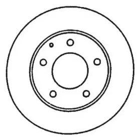 JURID гальмівний диск перед. OPEL Omega B 2,0i 93-00