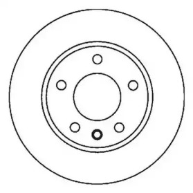 JURID VW Тормозной диск передн.280mm Audi A3,Seat,Skoda Ovtavia,Golf IV 97-