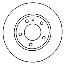 JURID DB Диск гальмівний передний A140 W168 97-