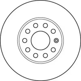 Гальмівний диск передній VW Caddy,Golf/Audi A3/Seat Leon/Skoda Octavia