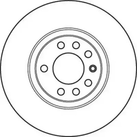 Гальмівний диск передній Opel Astra, Corsa, Meriva, Vectra, Zafira / Saab 9-5