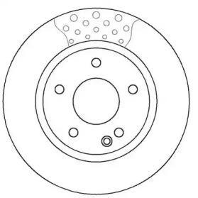 Гальмівний диск передній Mercedes Vaneo (2002->)