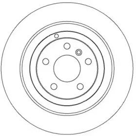 JURID DB Диск гальмівний задній W164, W251