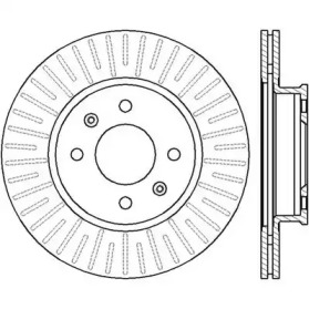 Гальмівний диск передній HYUNDAI Getz 2002-2009р.