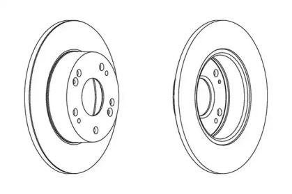562542JC JURID - Гальмівний диск