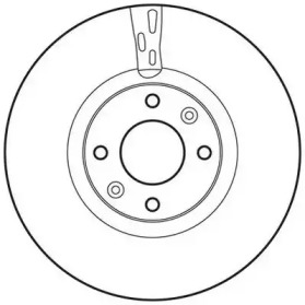 JURID CITROEN диск гальмівний передн.C4,DS4,DS5, Peugeot 308,3008,5008