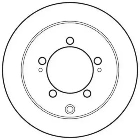 JURID MITSUBISHI Гальмівний диск задн.Airtrek,Lancer VII,Outlander 03-