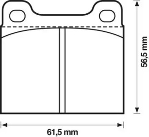 Гальмівні колодки передні Mercedes Opel / Audi / BMW / Ford / Volvo / Porsche