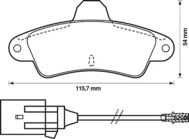 JURID колодки гальмівні задні MONDEO 1.6-2.0 93-