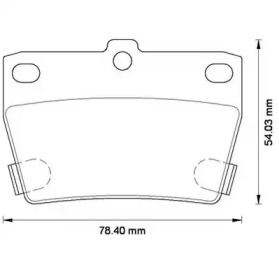 JURID TOYOTA гальмівні колодки задн.Rav 4 II 00-