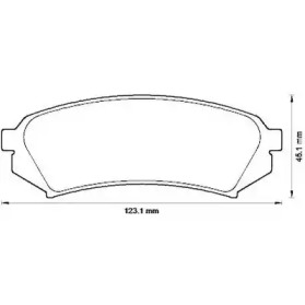 JURID TOYOTA гальмівні колодки дискові задн.Land Cruiser 98-