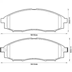 JURID NISSAN гальмівні колодки передн. Navara 02-