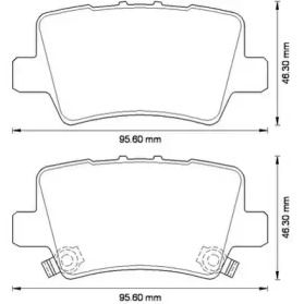 JURID HONDA гальмівні колодки задн.Civic VIII,CR-V III,IV 05-