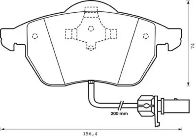 JURID VW гальмівні колодки передн.Sharan 00-Ford GalaxySeat