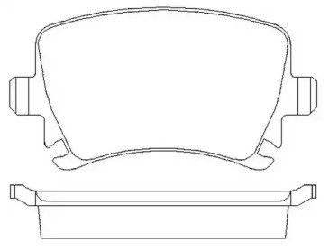 JURID VW гальмівні колодки задн. Audi A3 03-Golf V,Caddy III,TouranSkoda Octavia